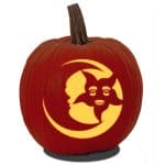 17 Moon And Stars Pumpkin Carving Patterns - Artsy Pretty Plants