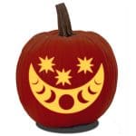 17 Moon And Stars Pumpkin Carving Patterns - Artsy Pretty Plants