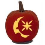 17 Moon And Stars Pumpkin Carving Patterns - Artsy Pretty Plants