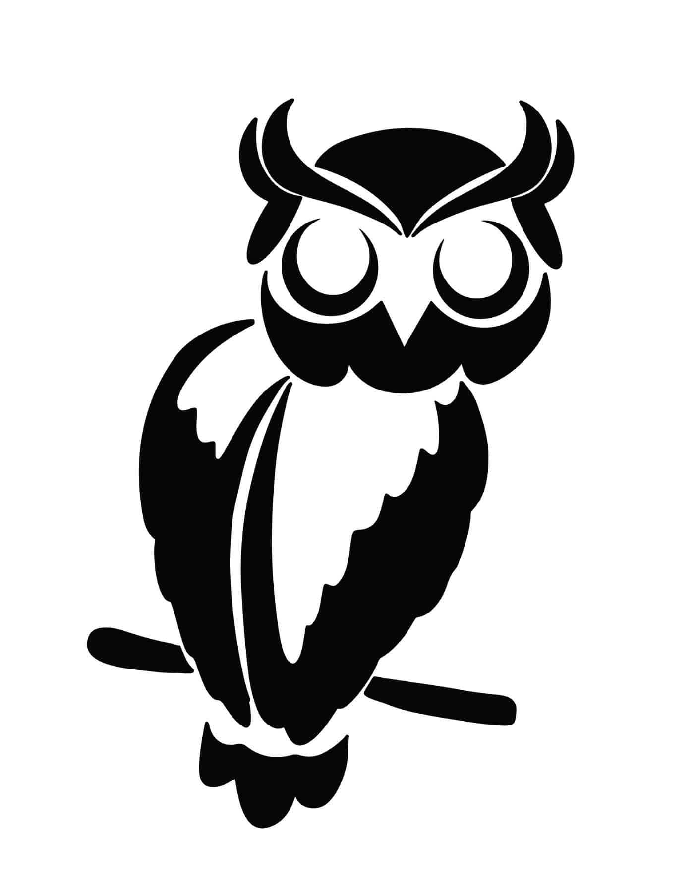 25 Owl Pumpkin Carving Patterns (Free Stencils) - Artsy Pretty Plants