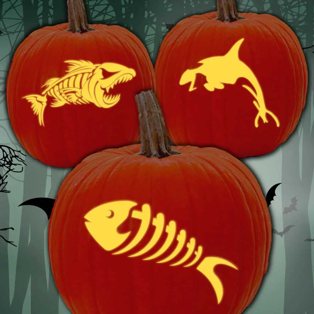 shark pumpkin carving patterns