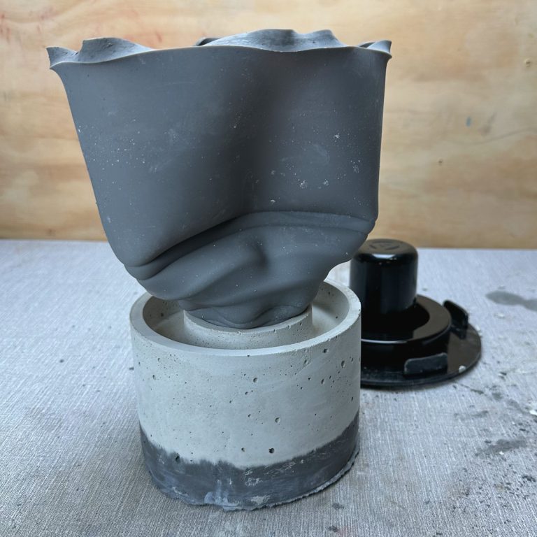 Easy DIY Concrete Tabletop Fire Bowl Artsy Pretty Plants