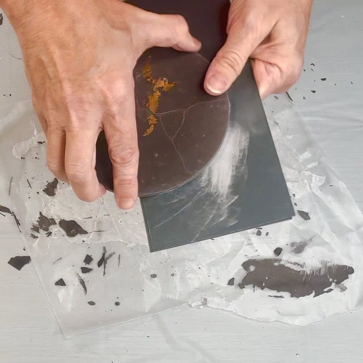How To Make Kintsugi Coasters With Jesin (Acrylic Polymer) - Artsy ...